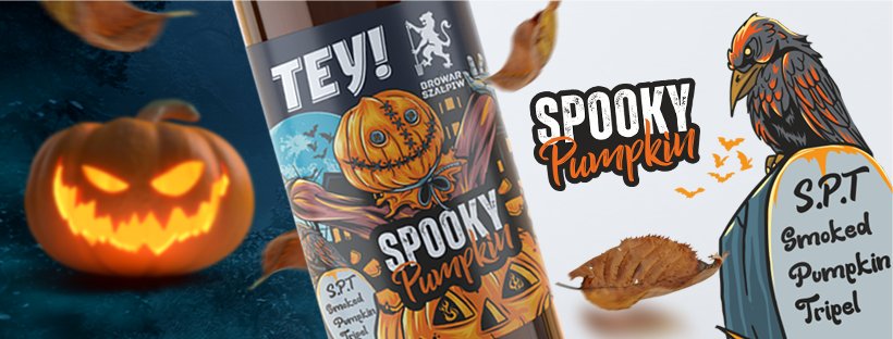 Spooky Pumpkin - Browar Sady i Browar Szałpiw - 10 kraftowych symboli jesieni, idealnych na przepitkę halloweenowych łakoci.