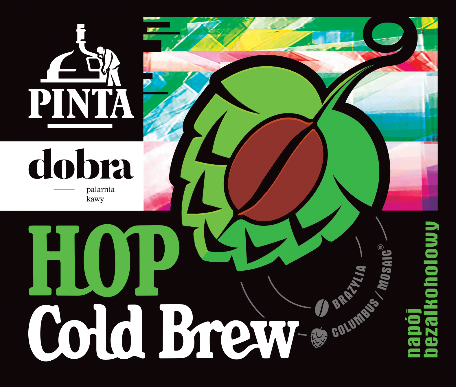 Hop Cold Brew - Browar Pinta i Dobra Palarnia Kawy - kawa z chmielem